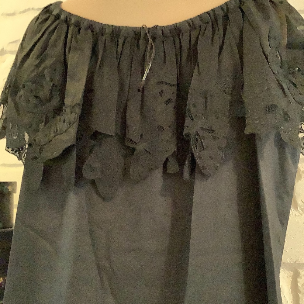 Escada sport cotton off shoulder top 38